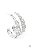 COLD AS ICE  WHITE EXCLUSIVE EARRINGS