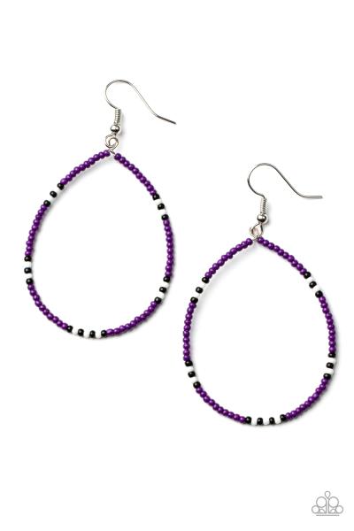 ​Keep Up The Good BEADWORK - Purple