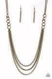 Mechanical Mayhem - Brass Necklace 